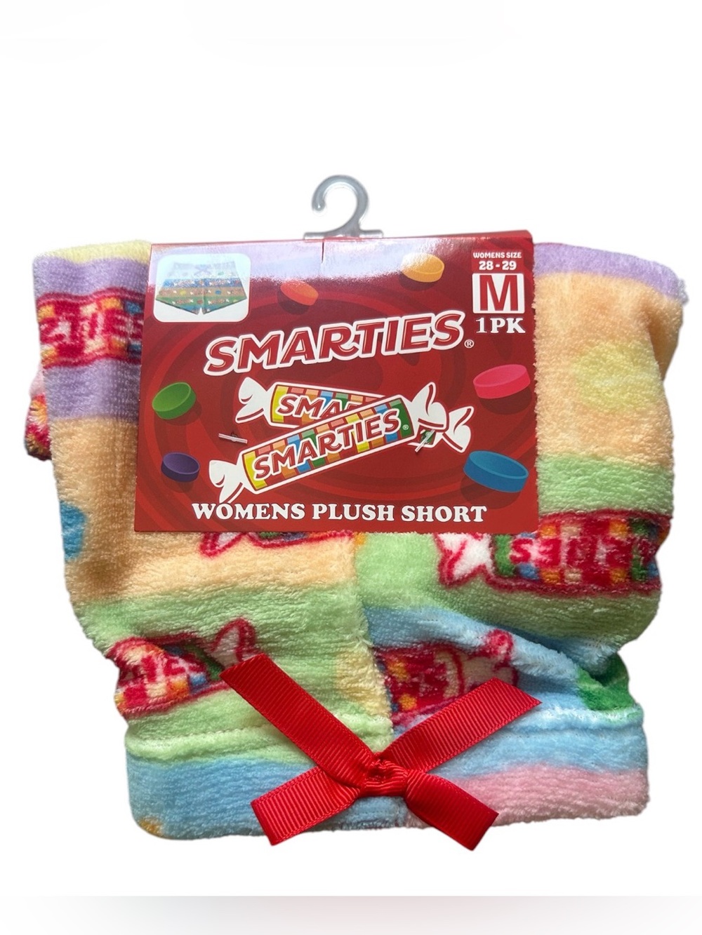 Smarties Striped Women’s Plush Novelty Shorts